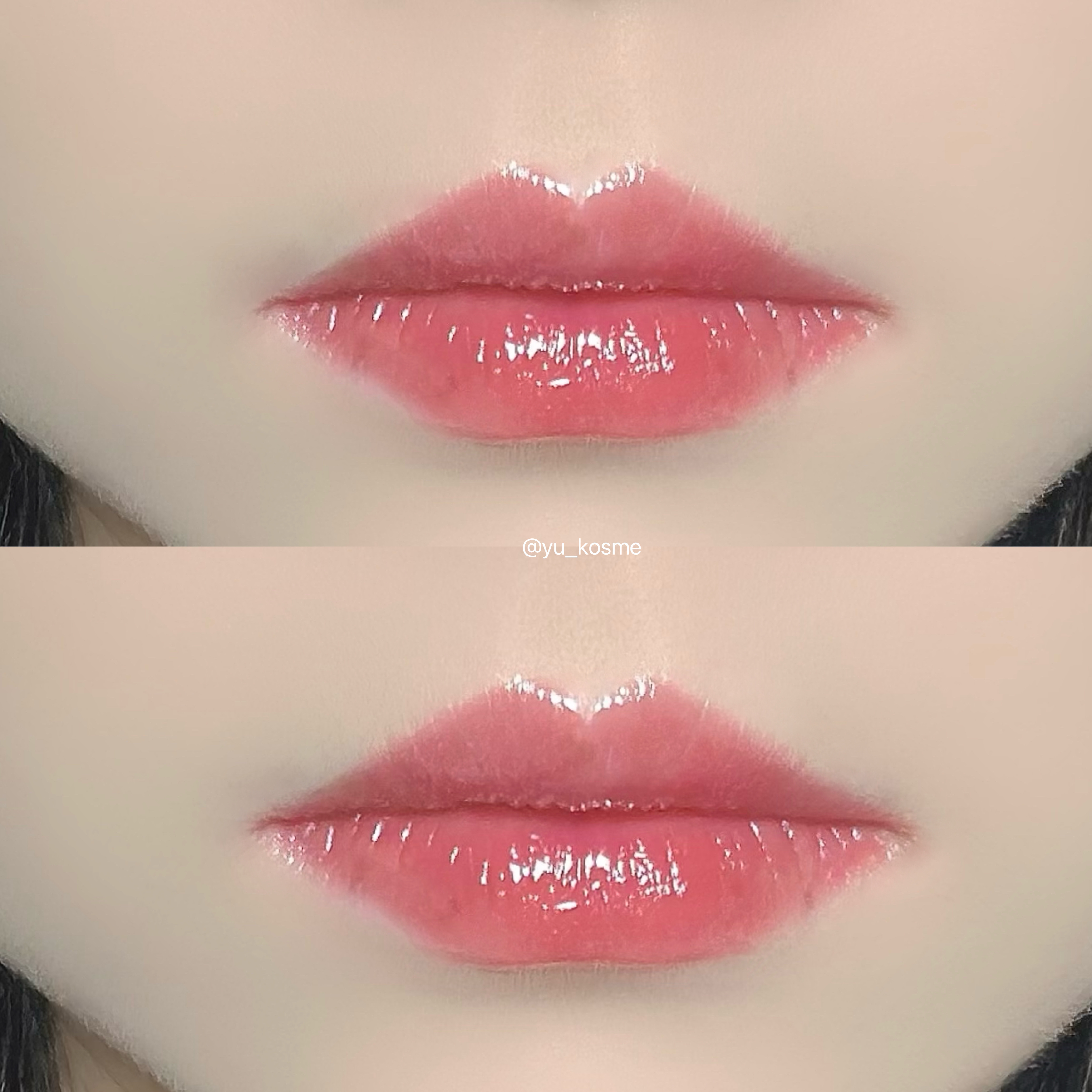 ムードインハンサーウォーターリキッドグロウ/hince/口紅を使ったクチコミ（3枚目）