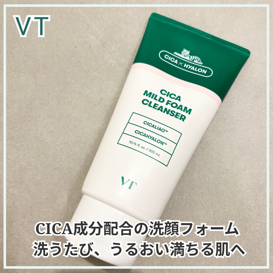 CICA マイルドフォームクレンザー/VT/洗顔フォームを使ったクチコミ(1枚目)
