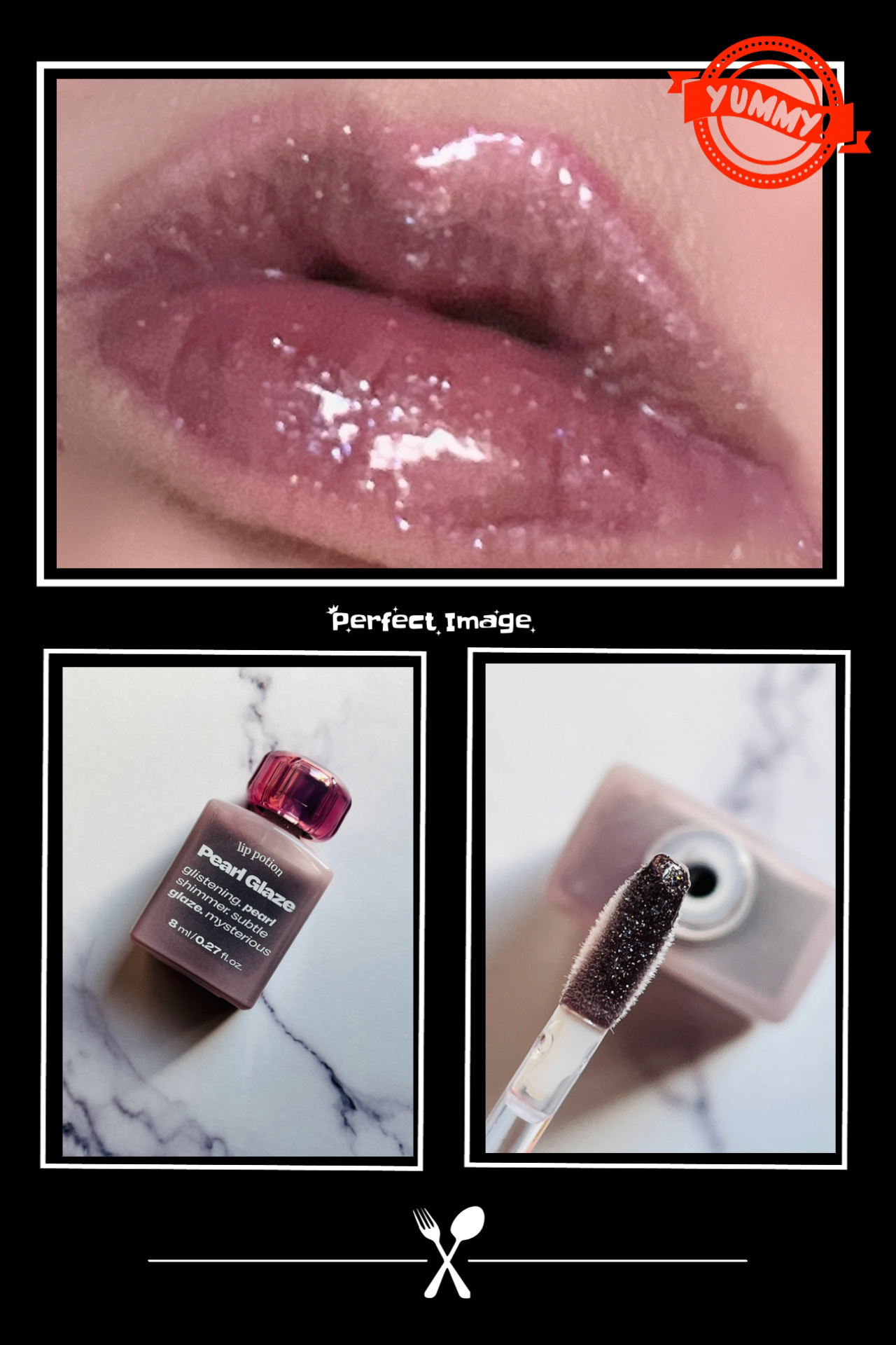 リップポーション パールグレーズグロス/alternativestereo/リップグロスを使ったクチコミ（2枚目）