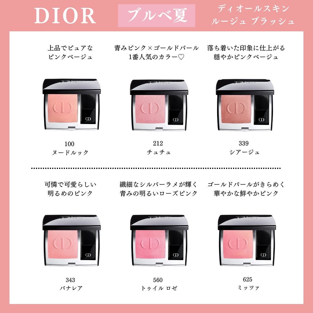 ディオールスキン ルージュ ブラッシュ/Dior/パウダーチークを使ったクチコミ(4枚目)