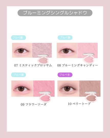 PUNIKO on LIPS 「デイジークの桜コレクションを全商品まとめてみたよ🌸アイシャドウ..」(5枚目)