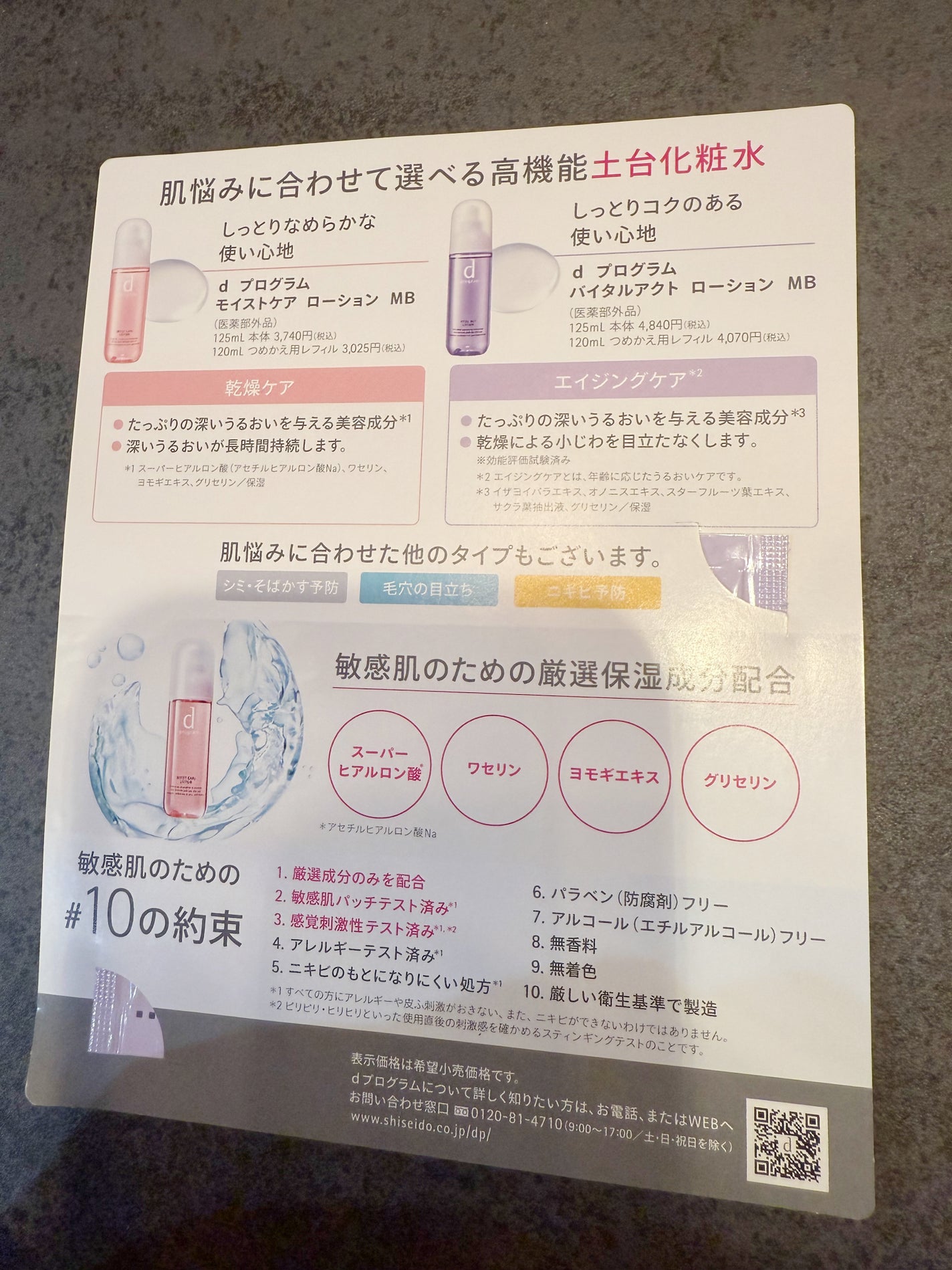 バイタルアクト ローション MB/d プログラム/化粧水を使ったクチコミ(2枚目)