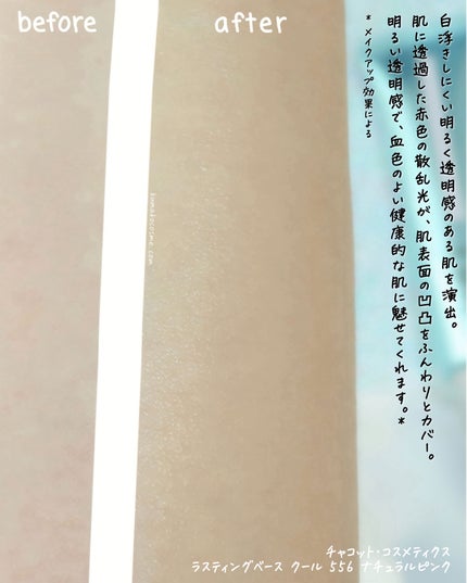 ラスティングベース クール/チャコット・コスメティクス/化粧下地を使ったクチコミ(5枚目)