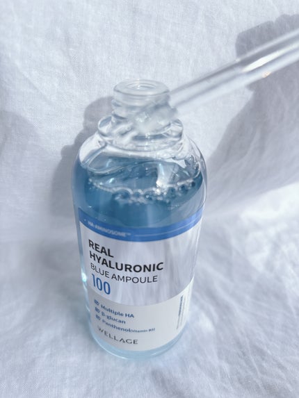 リアルヒアルロニックブルーアンプル 100/Wellage/美容液を使ったクチコミ(4枚目)