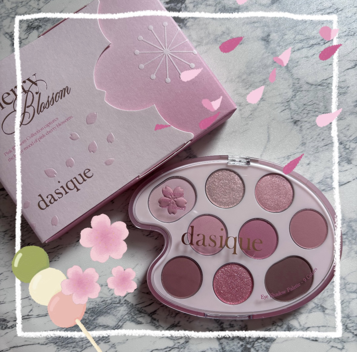 シャドウパレット 30 チェリーブロッサム /dasique/アイシャドウパレットを使ったクチコミ（1枚目）