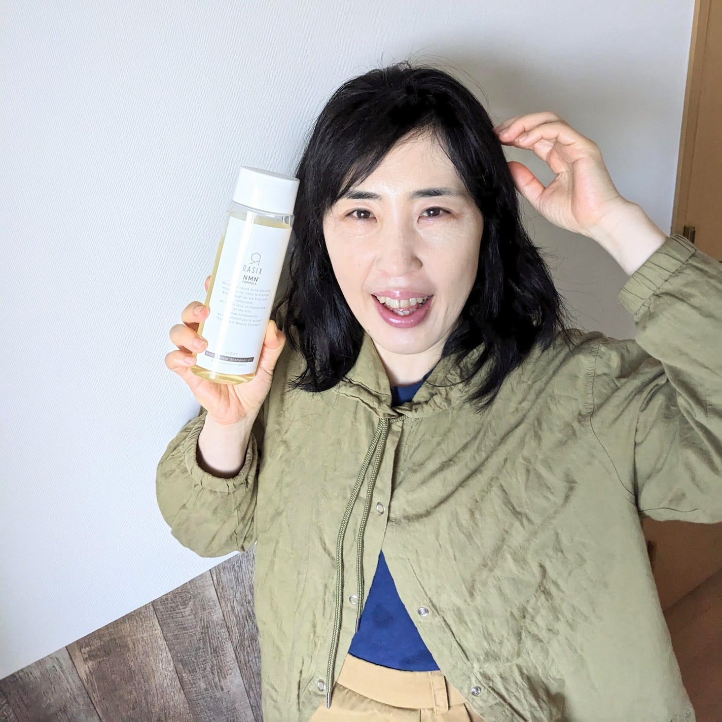 おほあんどうふ on LIPS 「髪の毛も 大切な私の一部 との感覚が海の波のように サッと そ..」(1枚目)