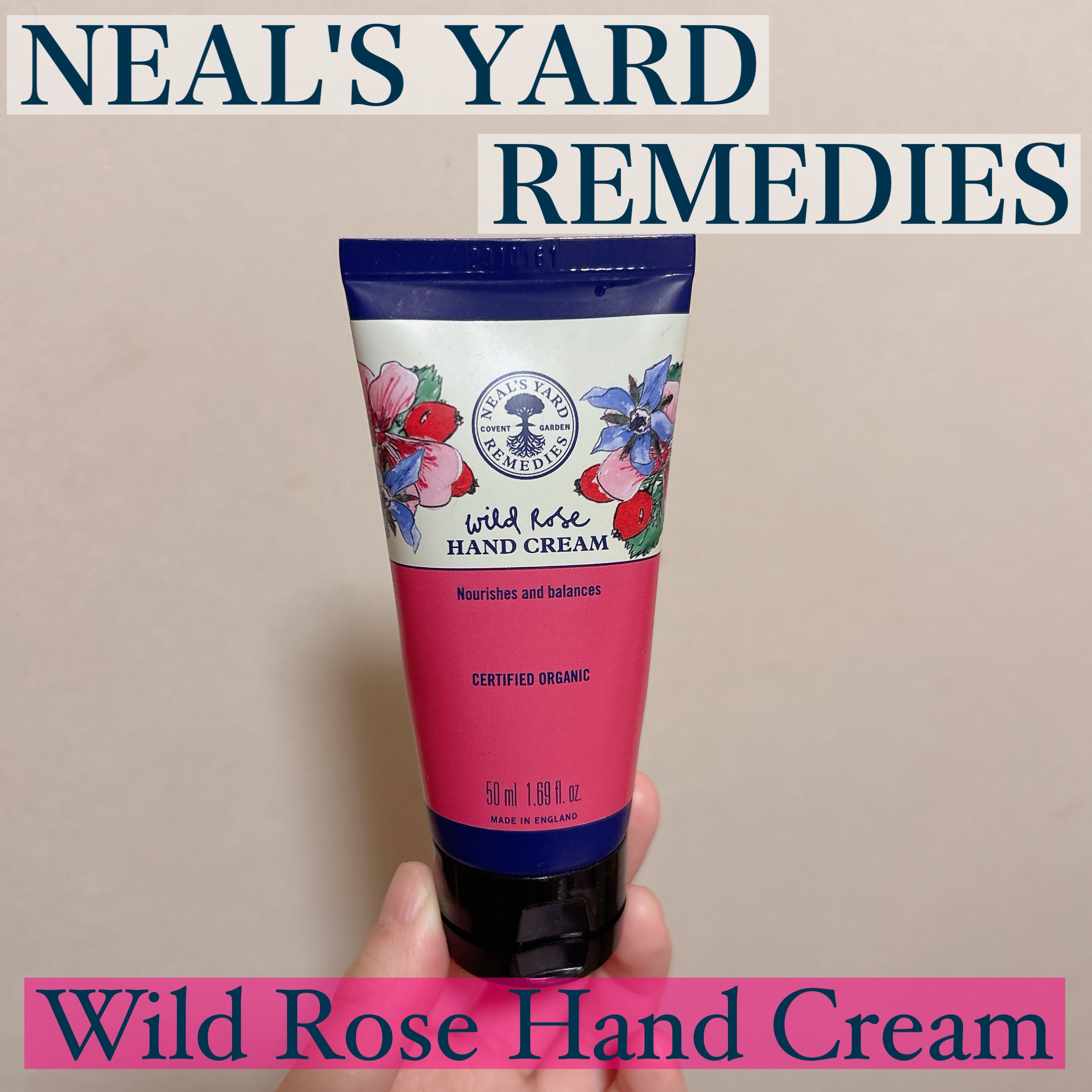 ワイルドローズ ハンドクリーム/ニールズヤード レメディーズ/ハンドクリームを使ったクチコミ（1枚目）