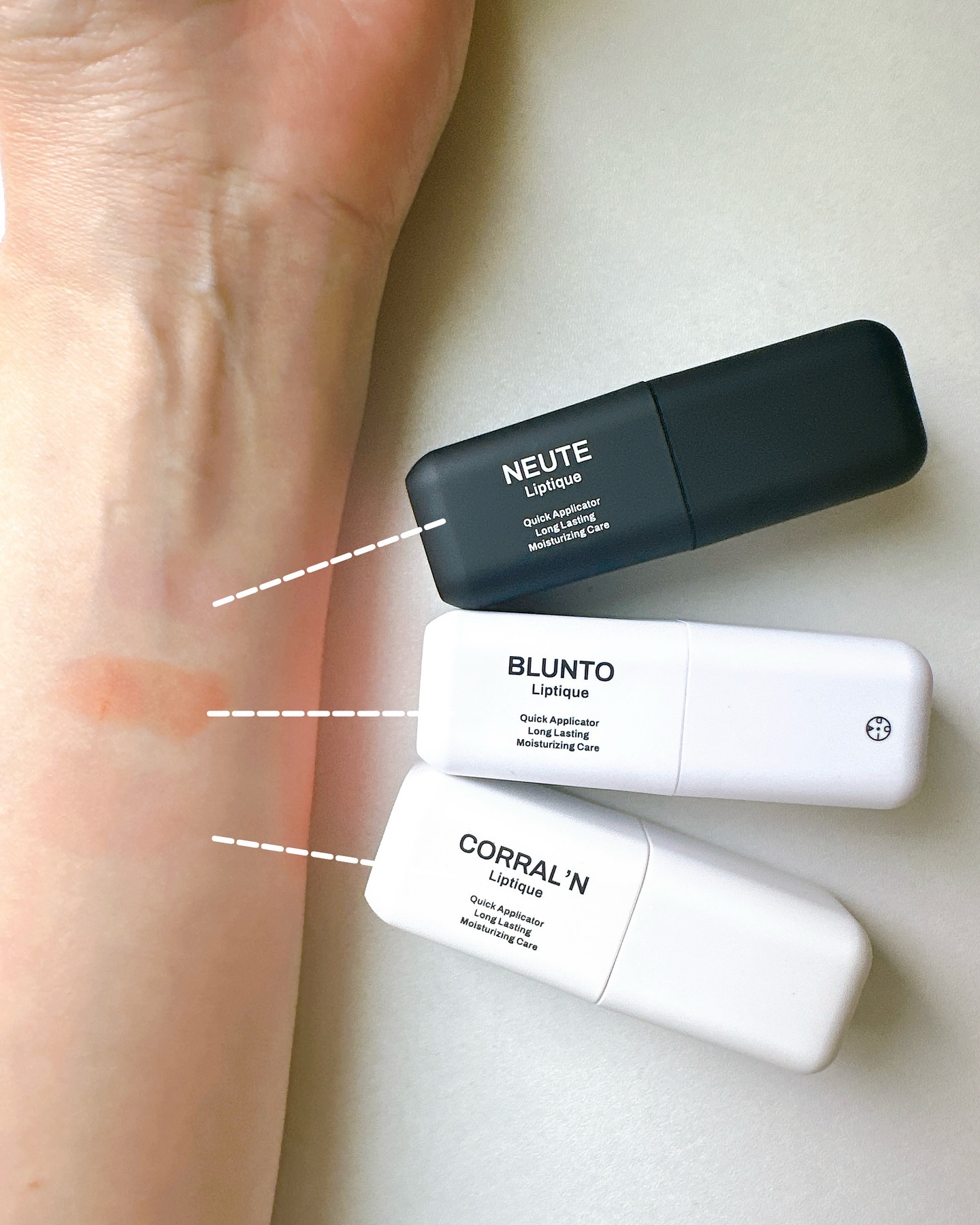 リップティーク 000 ニューテ/oiad/口紅を使ったクチコミ（3枚目）