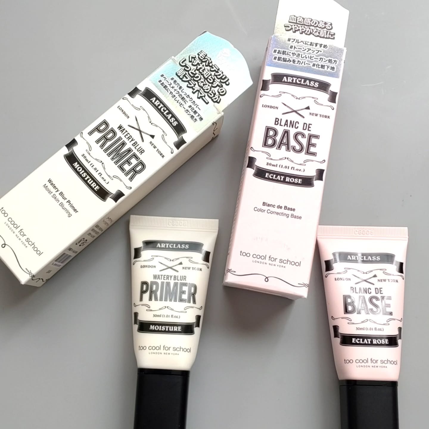 しっとり&なめらかウォータリーブラープライマー/too cool for school/化粧下地を使ったクチコミ（1枚目）