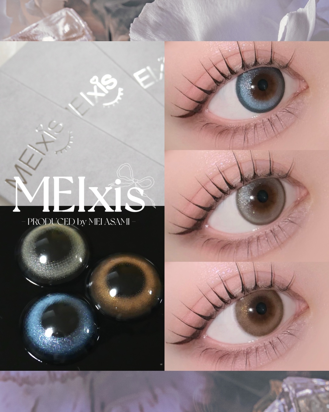 MEIxis 1day ミスティームーン/MEIxis/ワンデー（１DAY）カラコンを使ったクチコミ（1枚目）