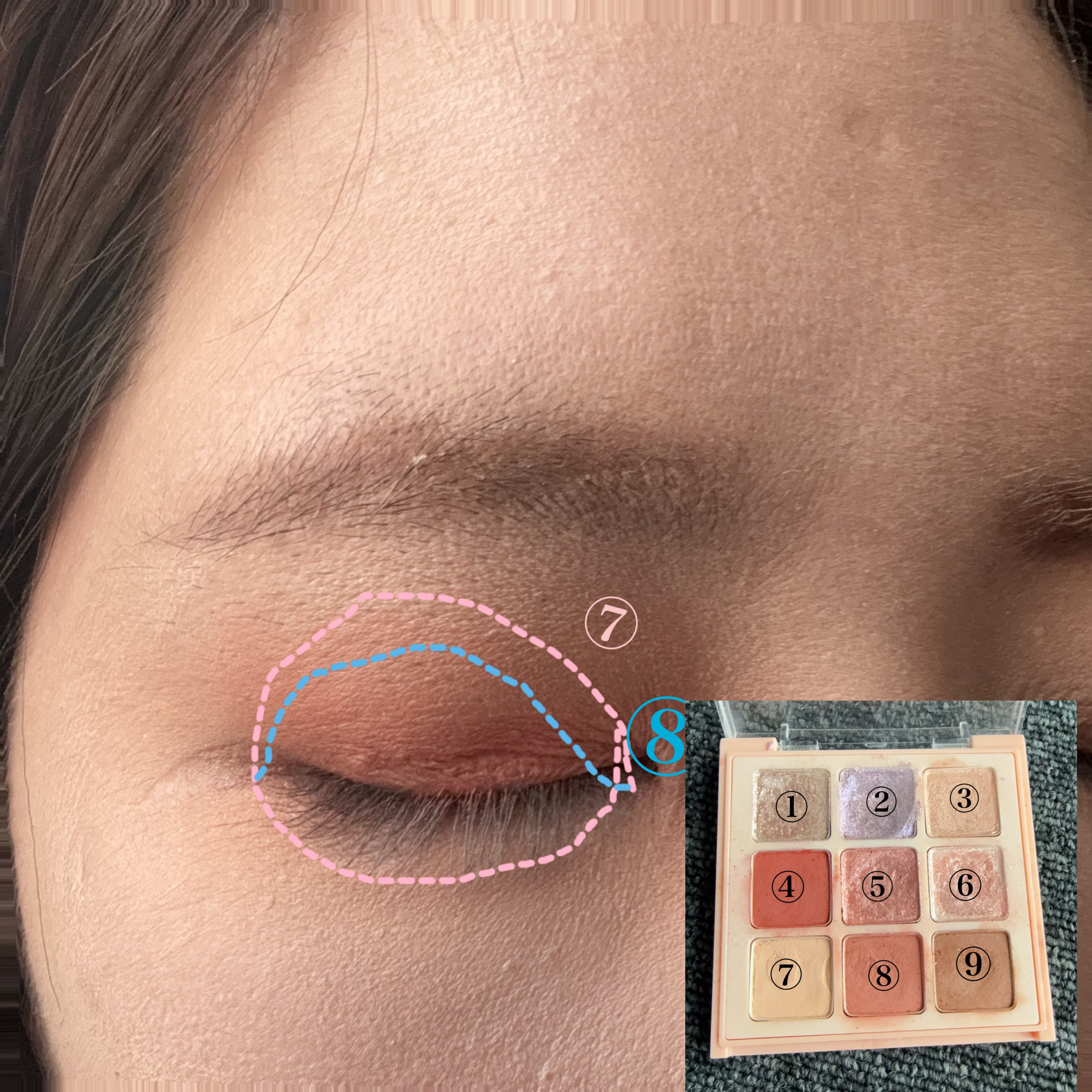 マテリアルカラーパレット/leur charme/アイシャドウパレットを使ったクチコミ（2枚目）