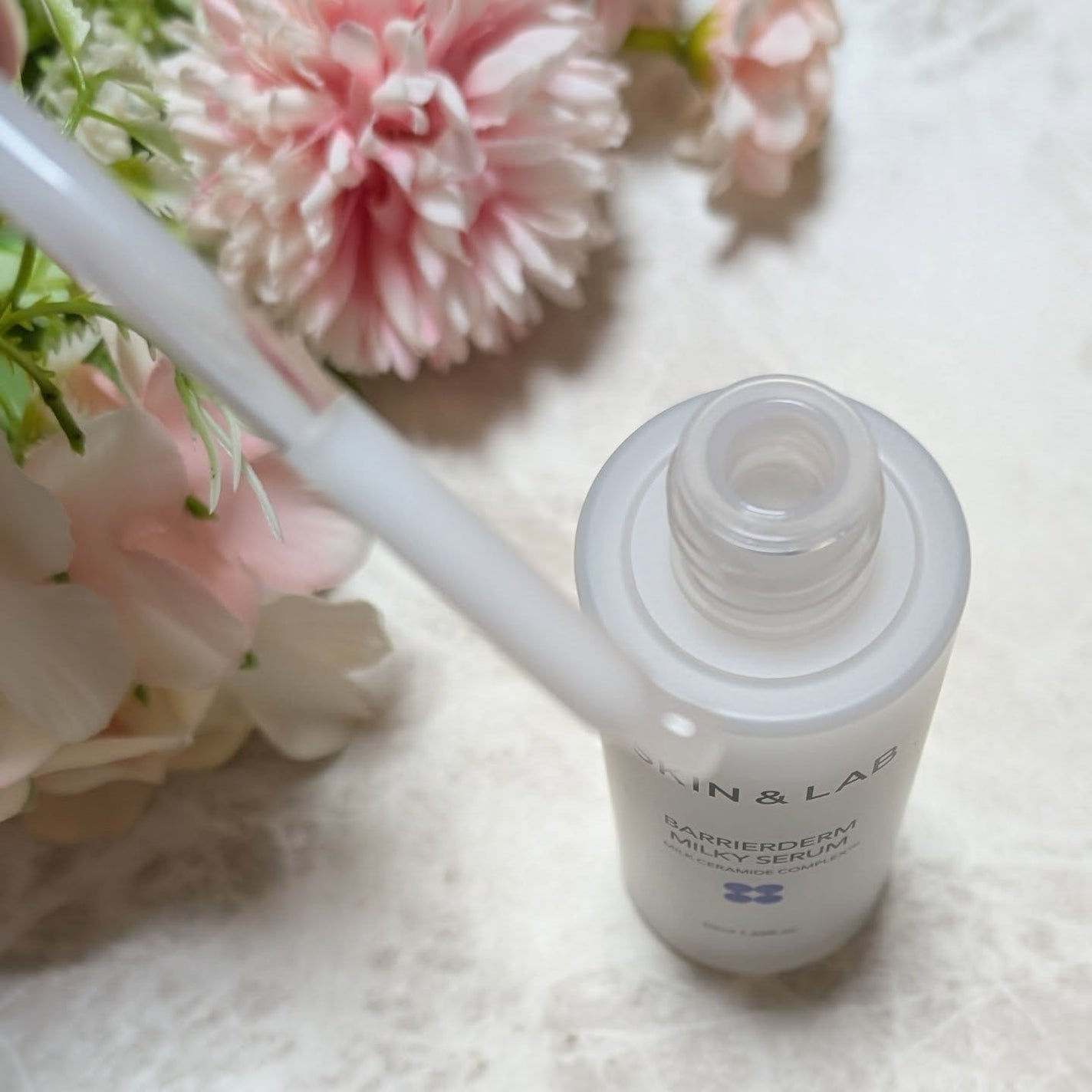 バリアダームミルキーセラム/SKIN&LAB/美容液を使ったクチコミ(3枚目)