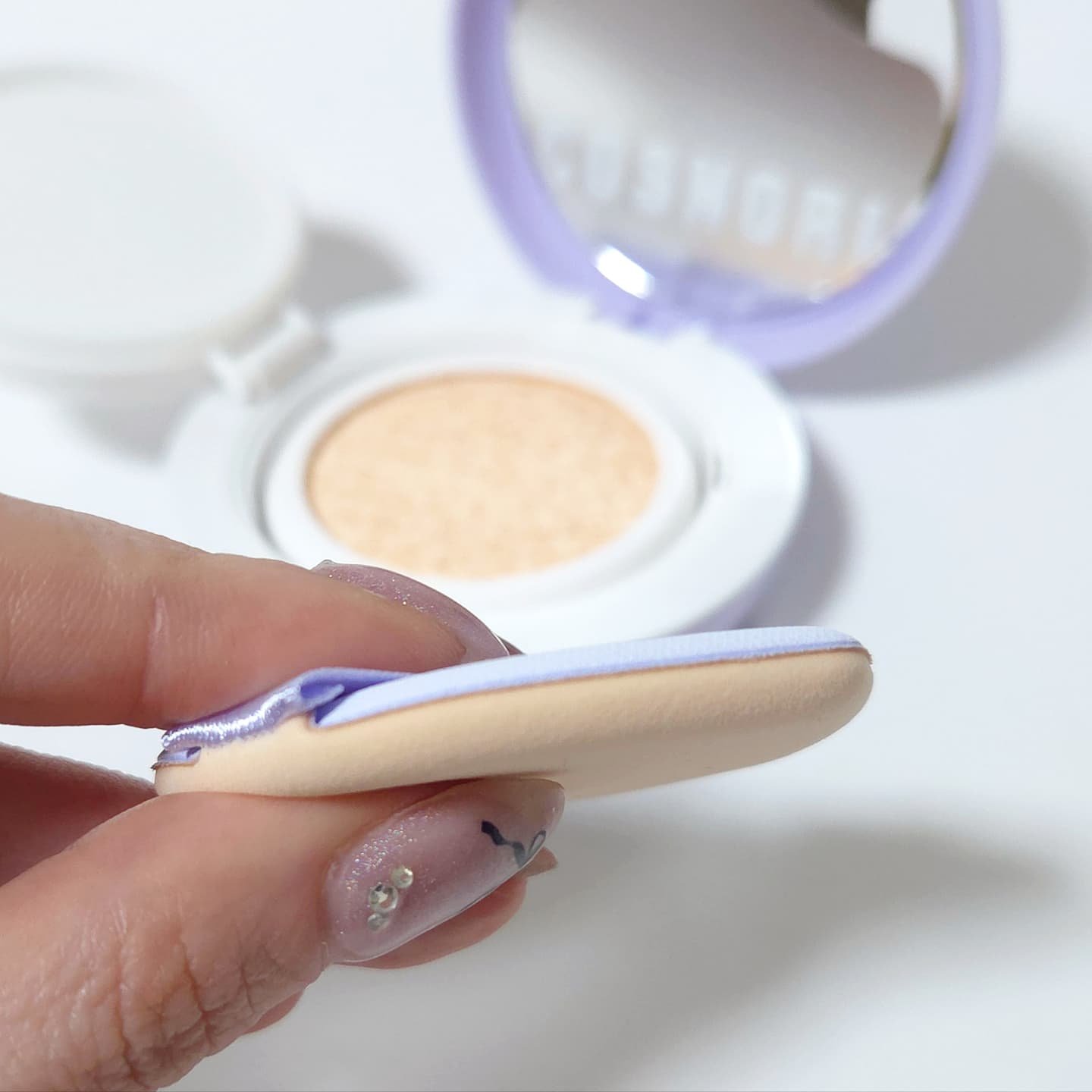 パンテノールバリアクッション/COSNORI/クッションファンデーションを使ったクチコミ（2枚目）