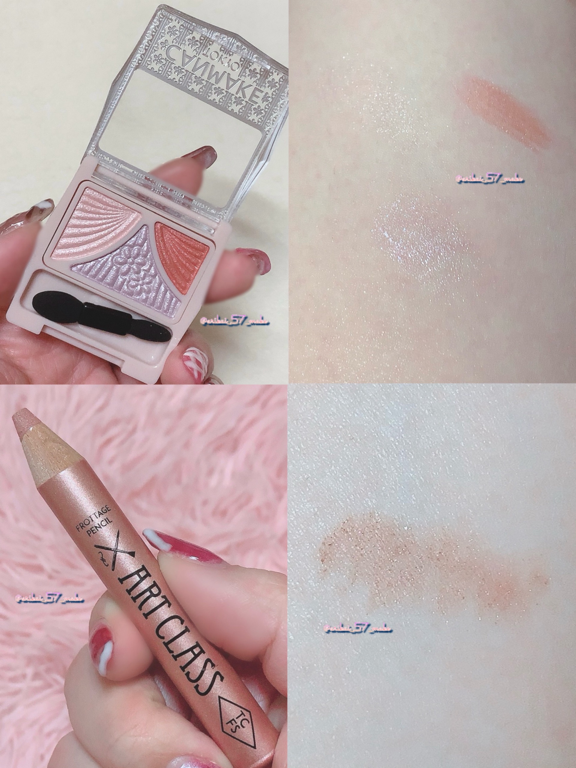 ジューシーピュアアイズ/キャンメイク/アイシャドウパレットを使ったクチコミ（3枚目）