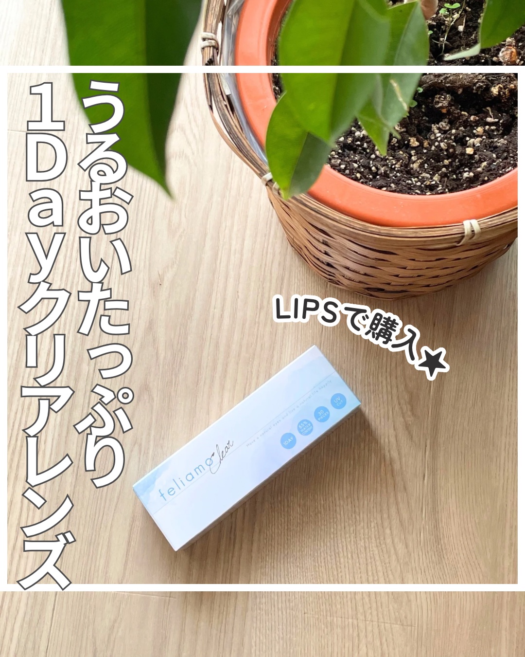 feliamoClear 1day/feliamo/カラーコンタクトレンズを使ったクチコミ（1枚目）