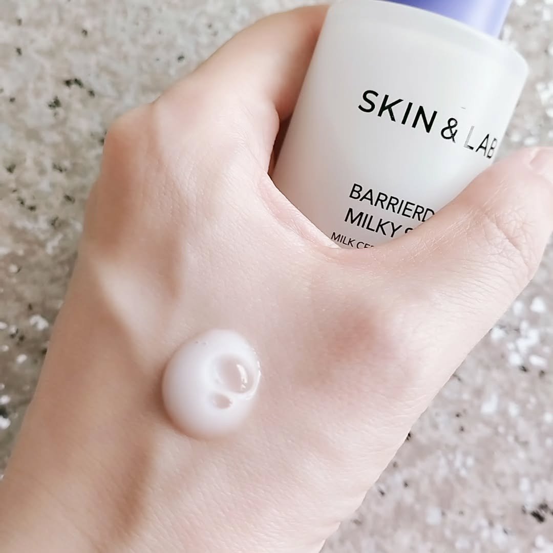 バリアダームミルキーセラム/SKIN&LAB/美容液を使ったクチコミ（3枚目）