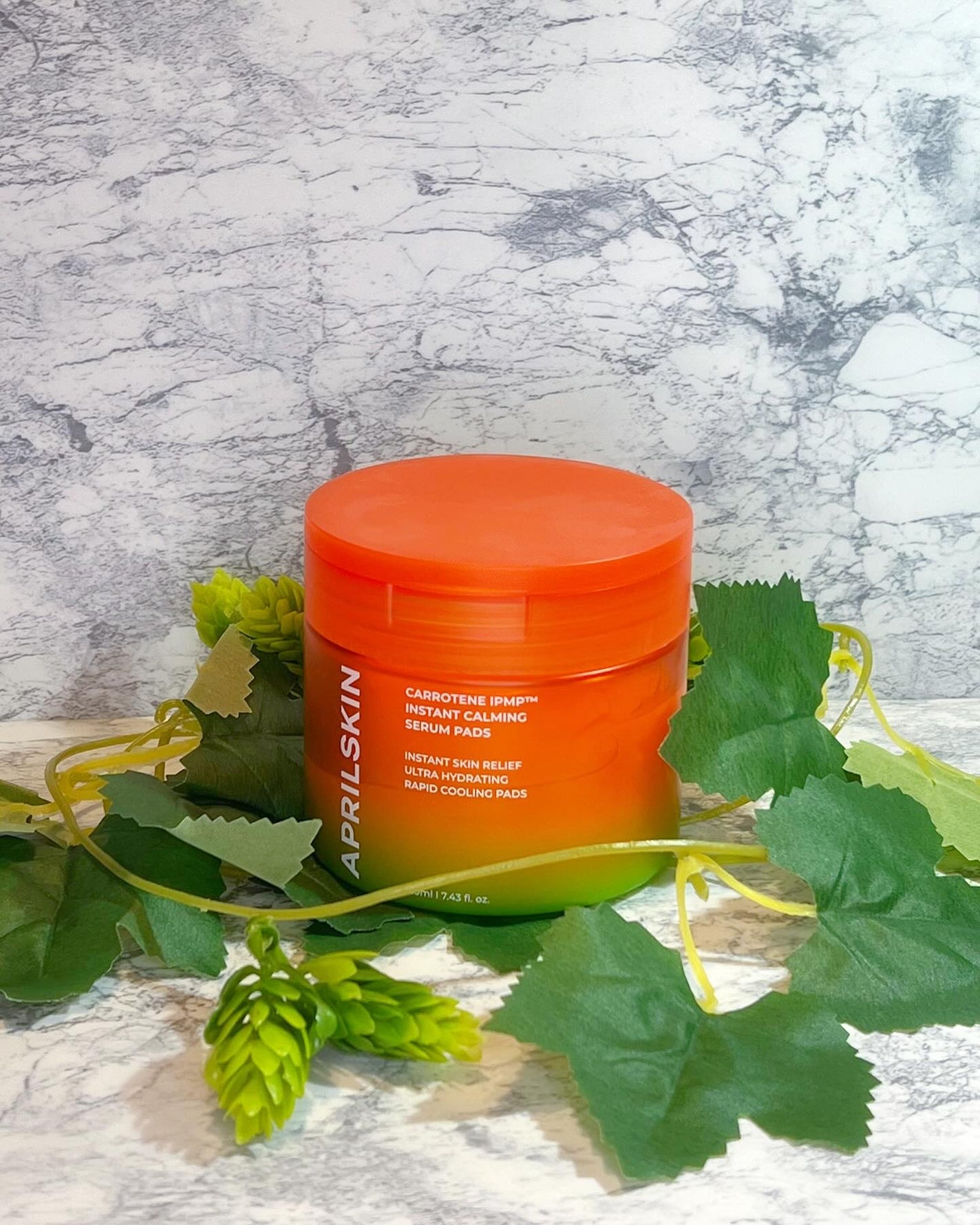 カロテンIPMP(TM) ブレミッシュカーミングセラムパッド/APRILSKIN/トナーパッドを使ったクチコミ(1枚目)