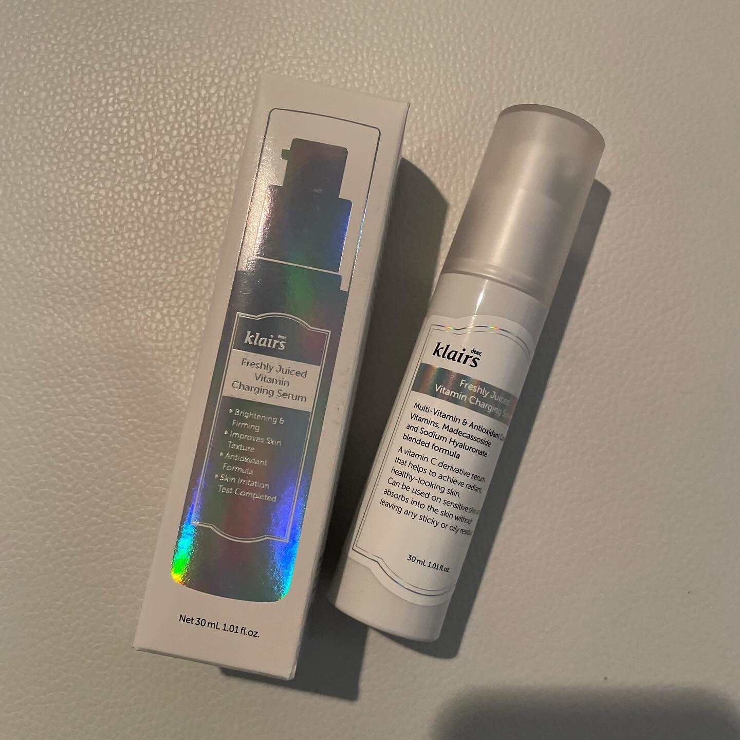 フレッシュリージュースドビタミンチャージングセラム(30ml)/Klairs/美容液を使ったクチコミ（2枚目）