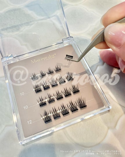 1秒まつエク/Miss eye d'or/つけまつげを使ったクチコミ(5枚目)