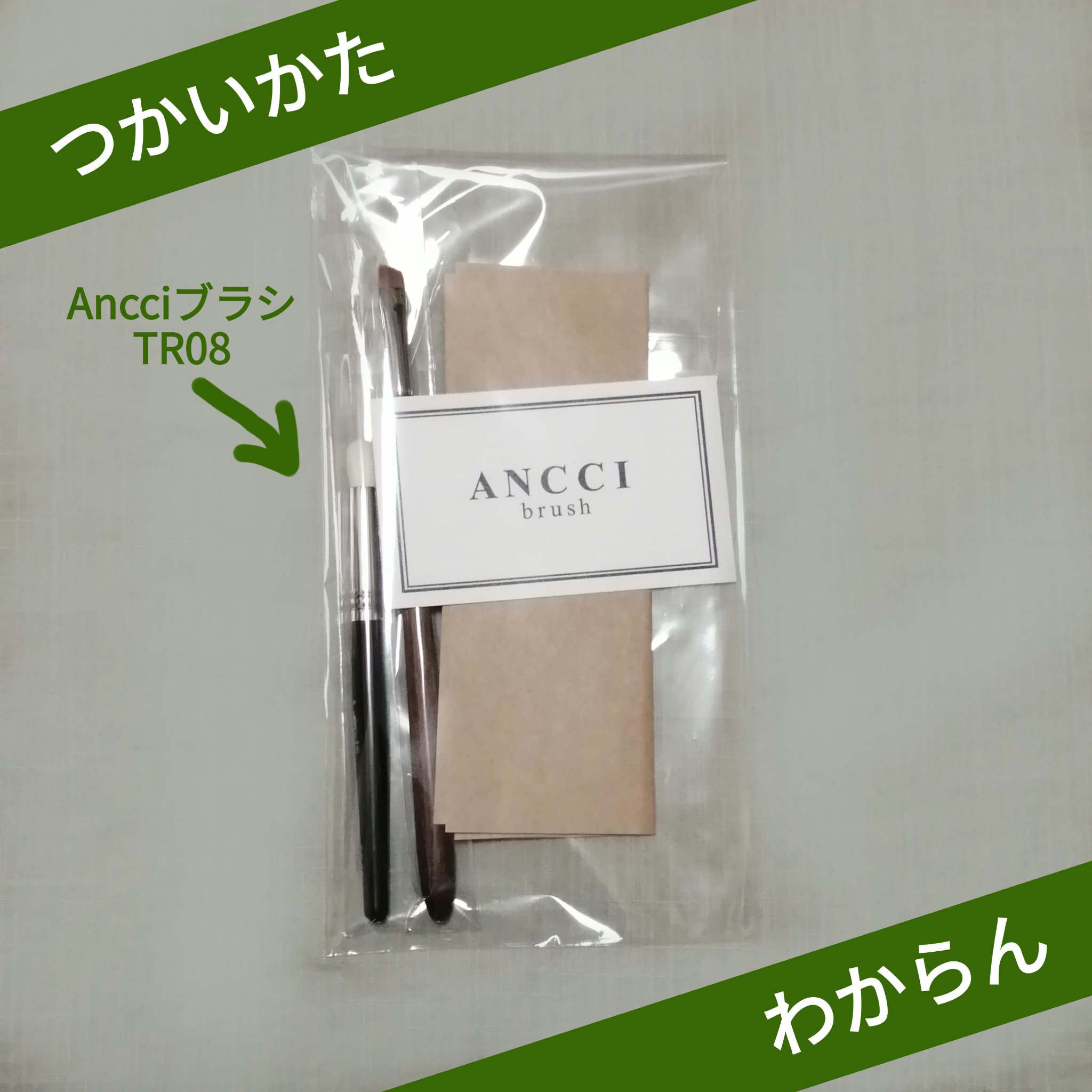 TR08/Ancci brush/メイクブラシを使ったクチコミ（1枚目）