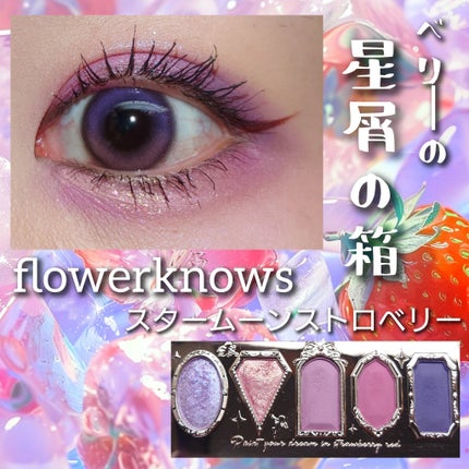 ストロベリーロココ アイシャドウパレット/FlowerKnows/アイシャドウパレットを使ったクチコミ(1枚目)