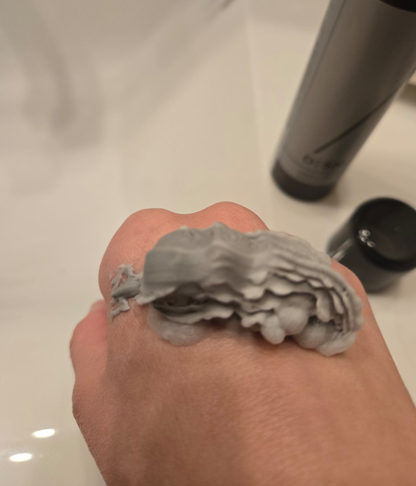 ディズム クリーミーフォームウォッシュ ブラック/DISM/泡洗顔を使ったクチコミ(2枚目)