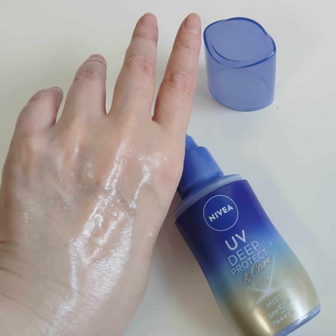 ニベアUV ディーププロテクト＆ケア ミルクミスト/ニベア/日焼け止めミスト・スプレーを使ったクチコミ（3枚目）