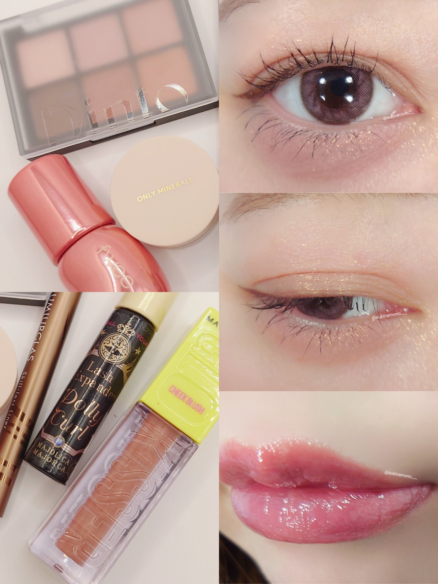 ミネラルピグメント EX02 SHIMMER GLITTER（シマーグリッタ―）/ONLY MINERALS/単色アイシャドウを使ったクチコミ（2枚目）