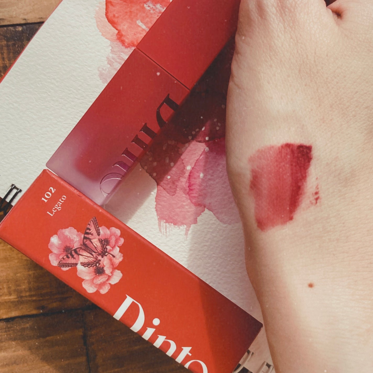 マダムバタフライコレクション ブラーニングリップベール/Dinto/口紅を使ったクチコミ(3枚目)