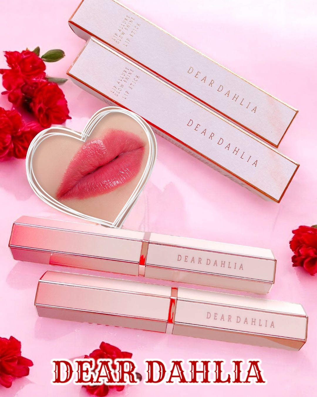 リップアルアグロウシャイン/DEAR DAHLIA/口紅を使ったクチコミ(1枚目)