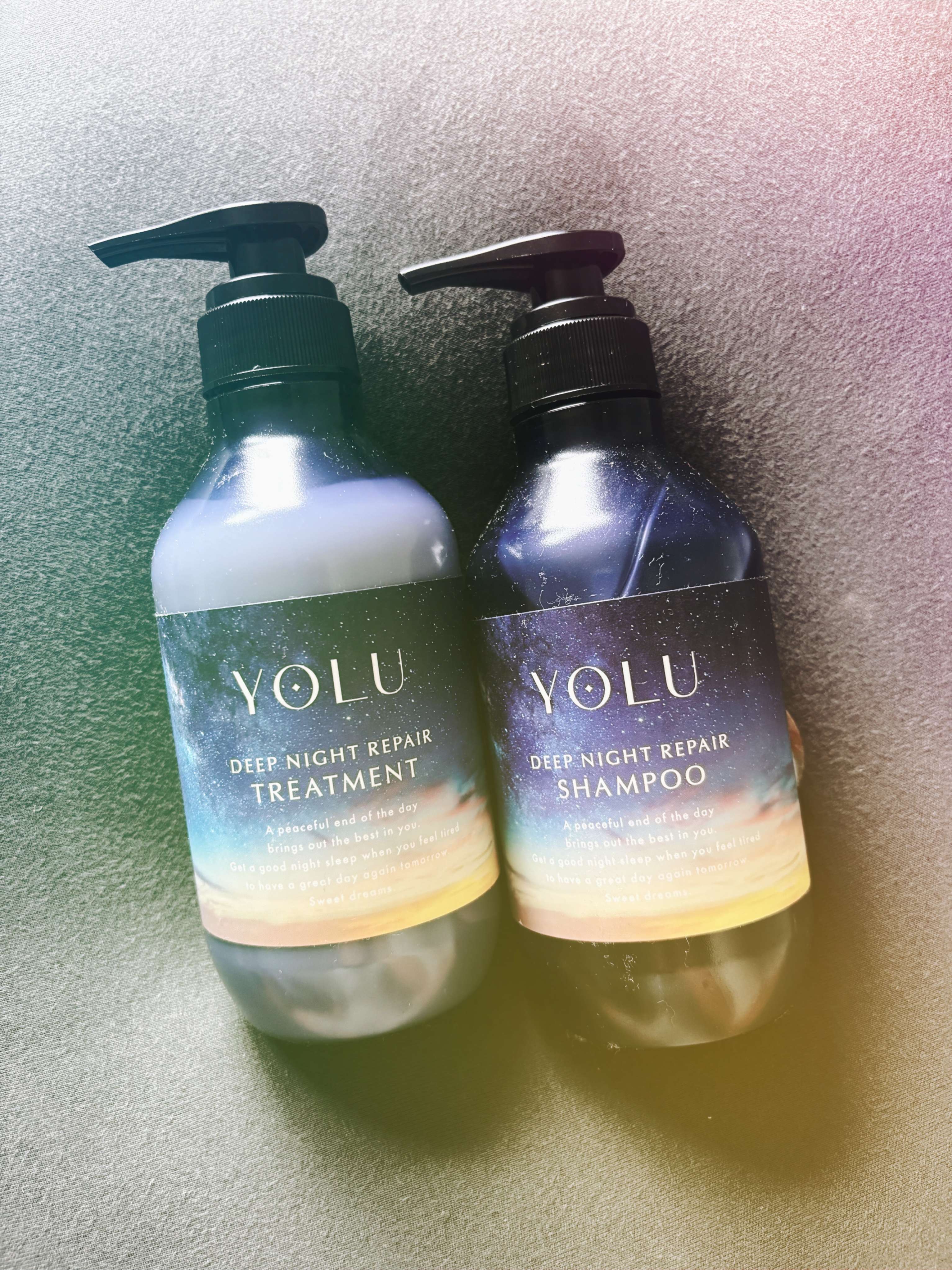 ディープナイトリペアシャンプー／トリートメント/YOLU/シャンプー・コンディショナーを使ったクチコミ（1枚目）