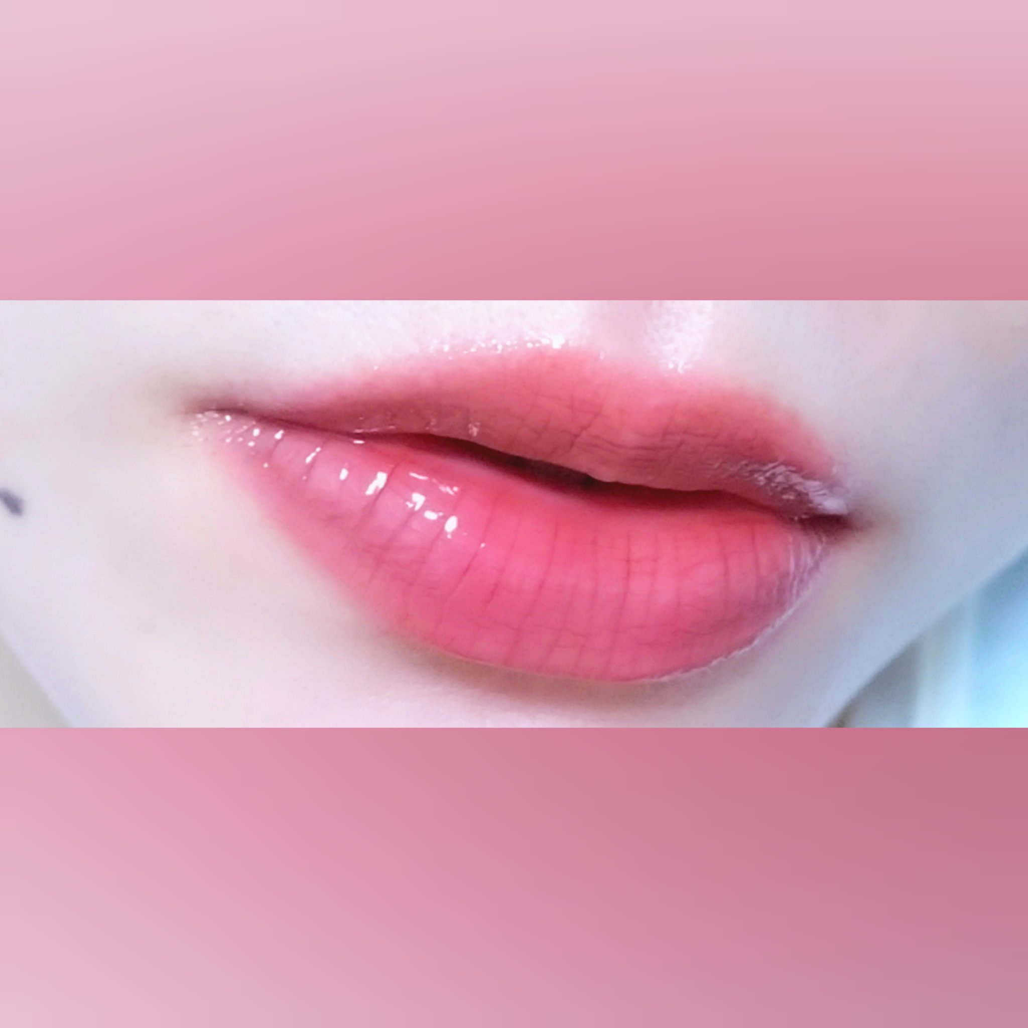 リップポーション シュガーグレーズティント 07 ブラッディーボール/alternativestereo/リップティントを使ったクチコミ（3枚目）