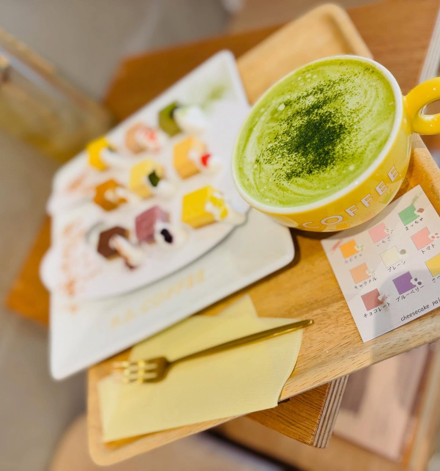 chiekotan on LIPS 「@p.s.coffee_tokyoでパレットチーズケーキと抹茶..」(3枚目)