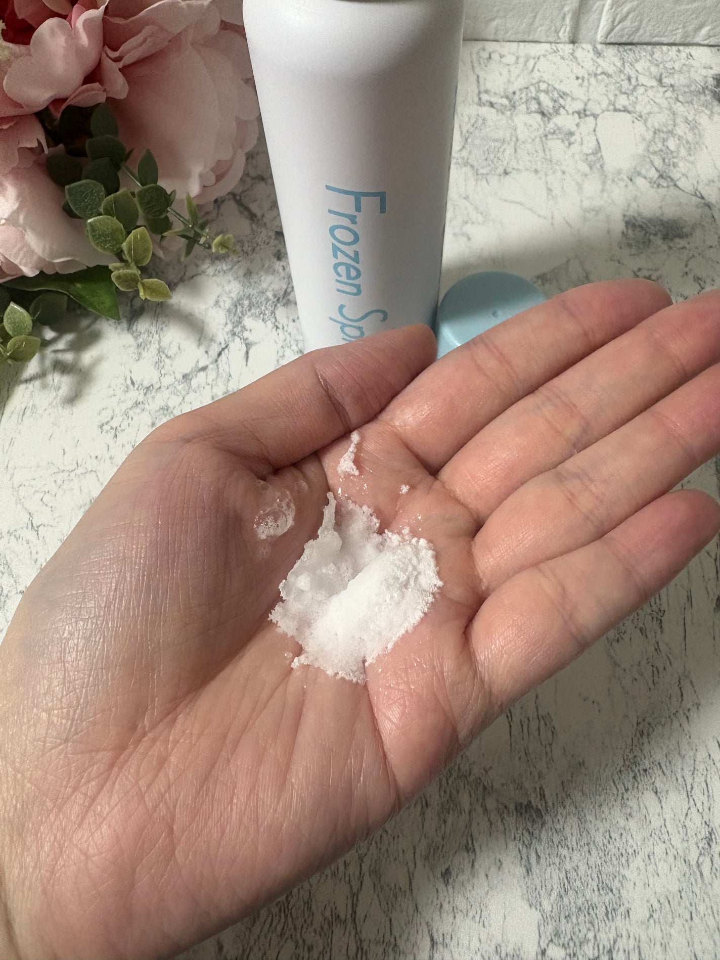 フローズンスプレー ホワイトサボンの香り/スキューズミー/デオドラント・制汗剤を使ったクチコミ(4枚目)