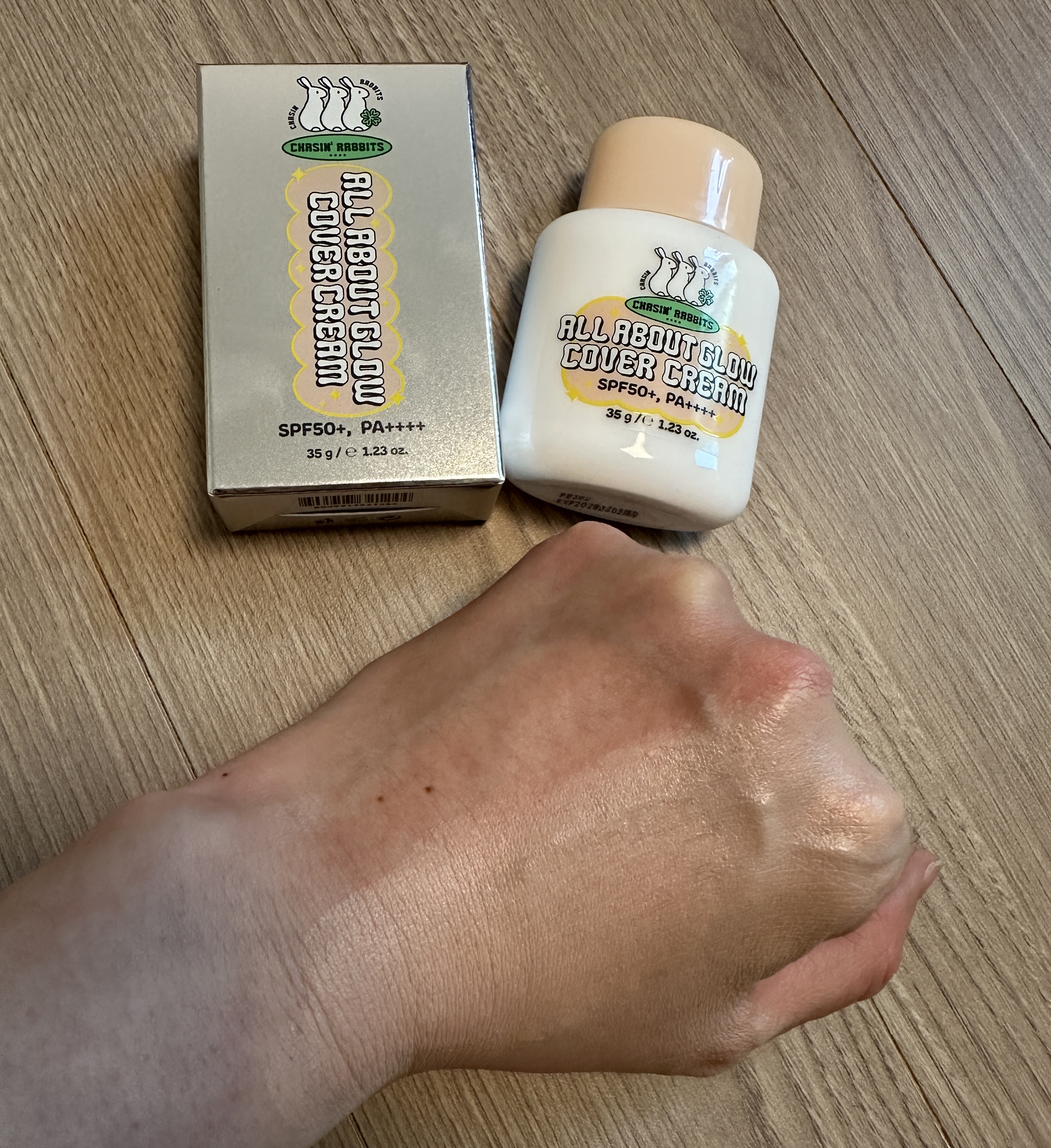 オールアバウトグロウカバークリーム/CHASIN'RABBITS/日焼け止めクリームを使ったクチコミ（3枚目）