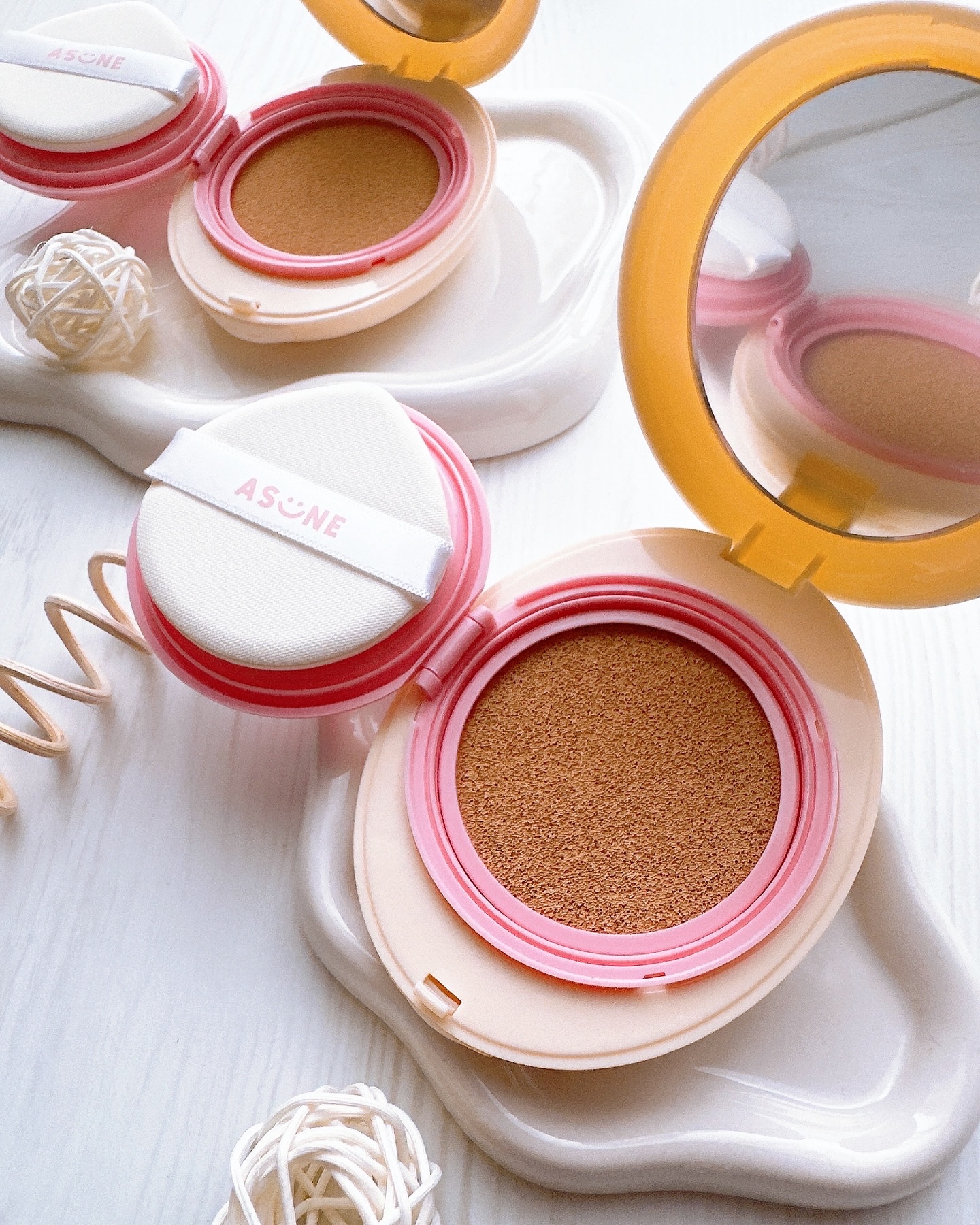 マットカバークッションファンデーション/ASUNE /クッションファンデーションを使ったクチコミ（2枚目）