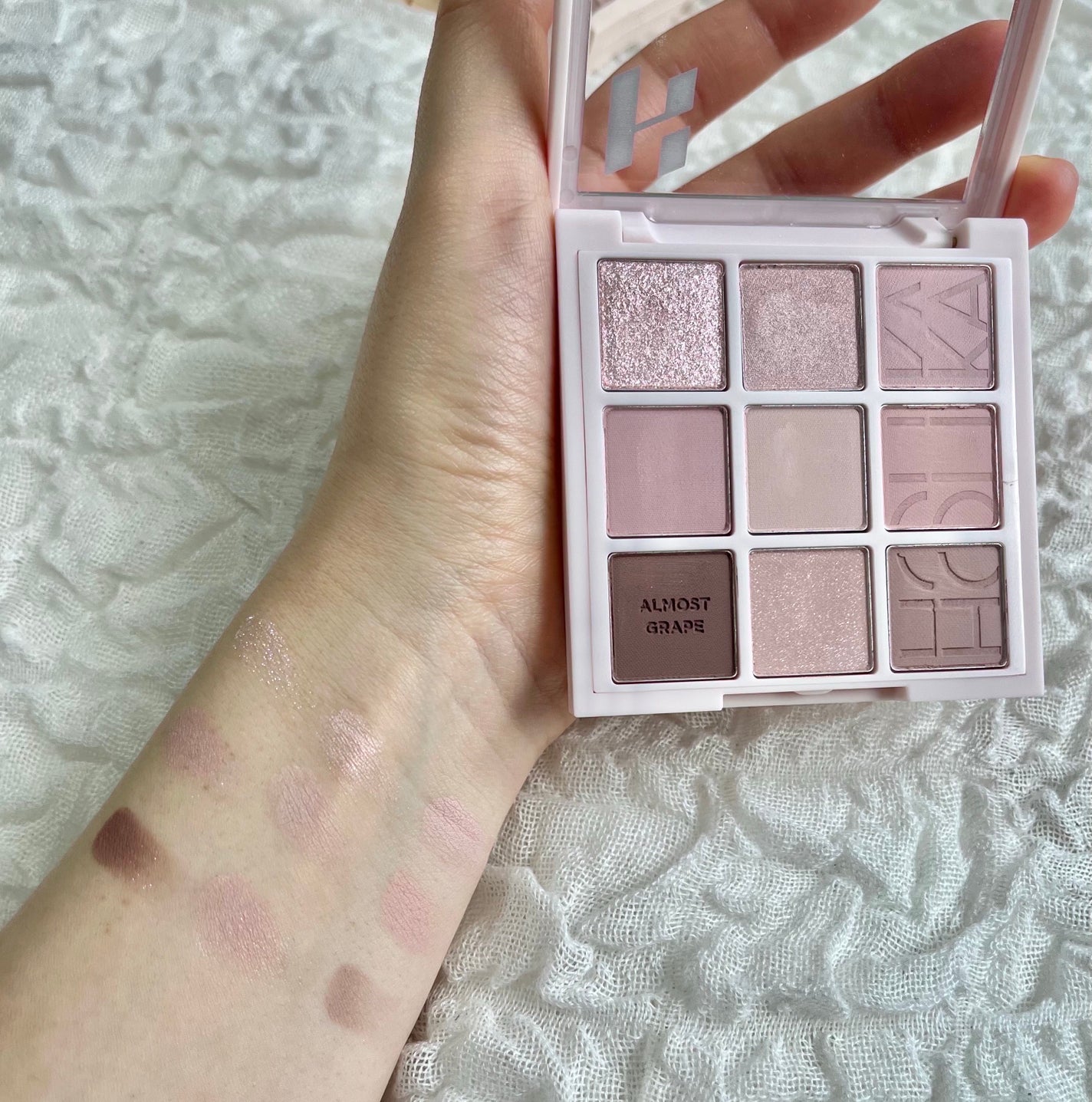 マイフェイブムードアイパレット 9カラー/HOLIKA HOLIKA/アイシャドウパレットを使ったクチコミ(5枚目)