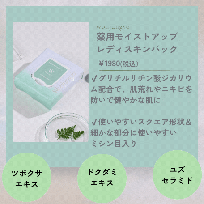 薬用モイストアップレディスキンパック【医薬部外品】/Wonjungyo/シートマスク・パックを使ったクチコミ（2枚目）