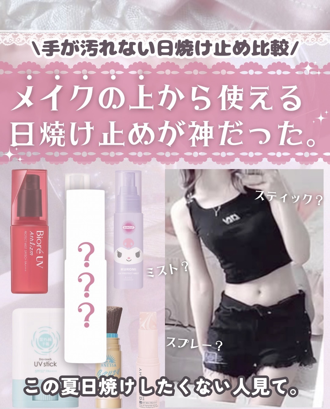 日焼け止めミスト SPF35 PA+++/無印良品/日焼け止めミスト・スプレーを使ったクチコミ（1枚目）
