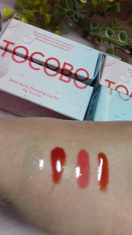 ジューシーベリープランピングリップオイル/TOCOBO/リップグロスを使ったクチコミ(6枚目)
