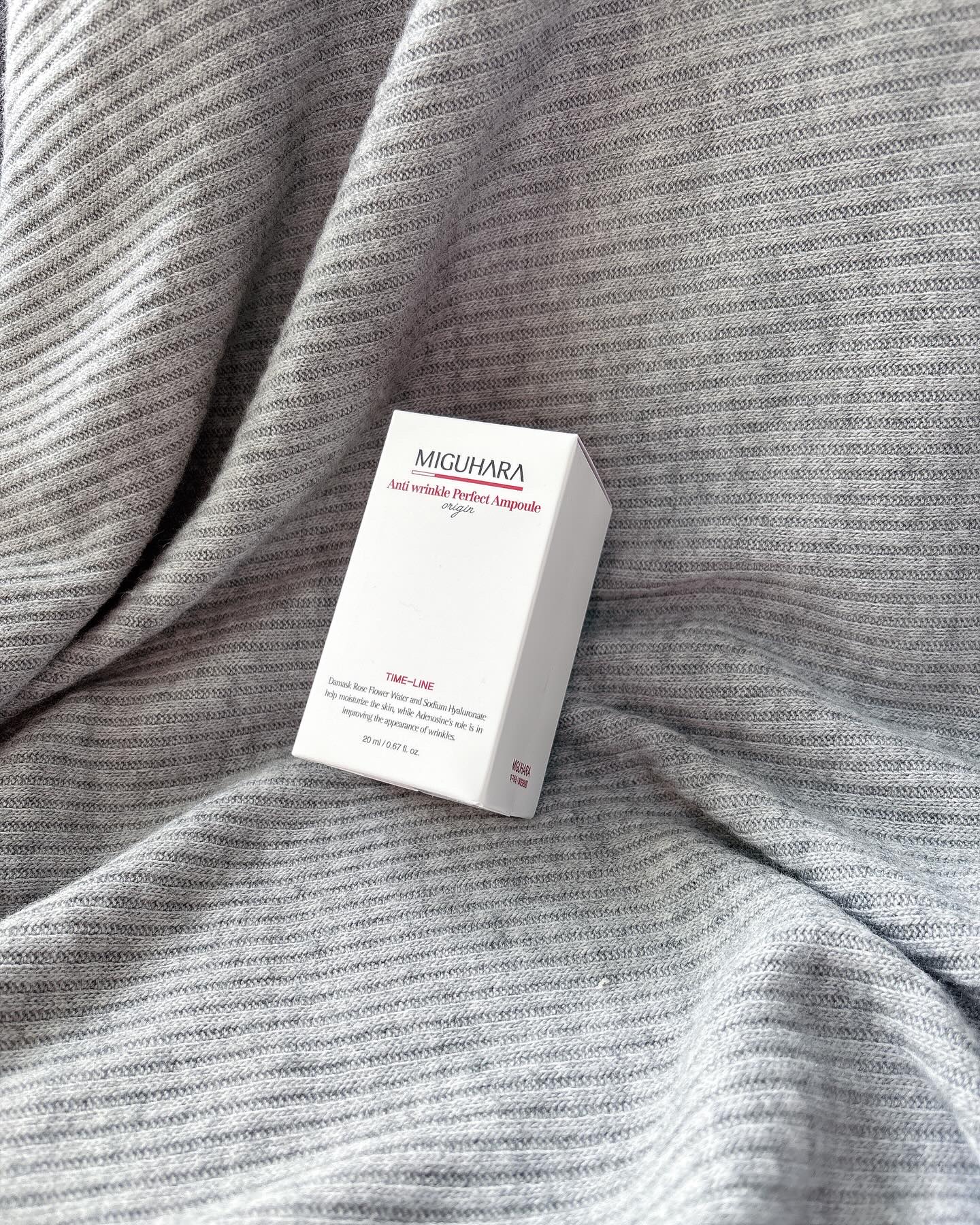 アンチリンクルエフェクトアンプルオリジン/MIGUHARA/美容液を使ったクチコミ（2枚目）