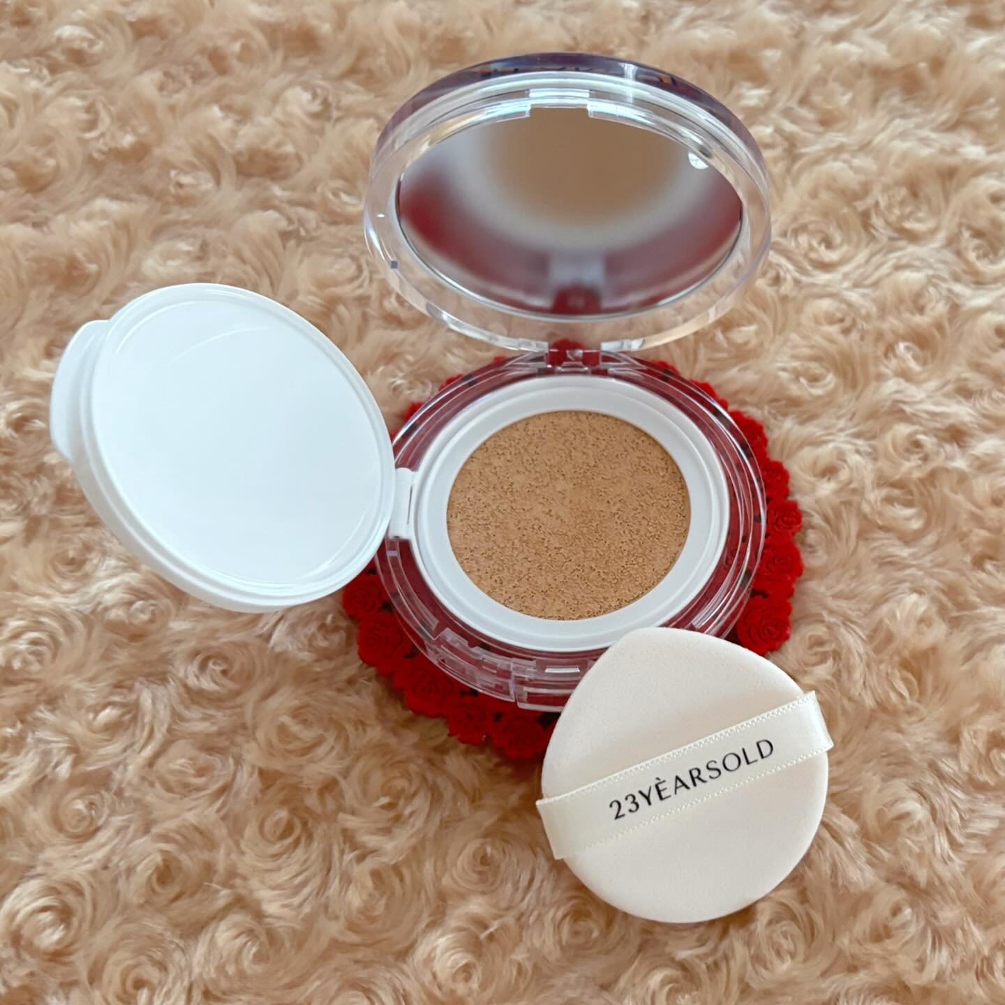 ハートリーフシーンカバークッション/23years old/クッションファンデーションを使ったクチコミ（2枚目）