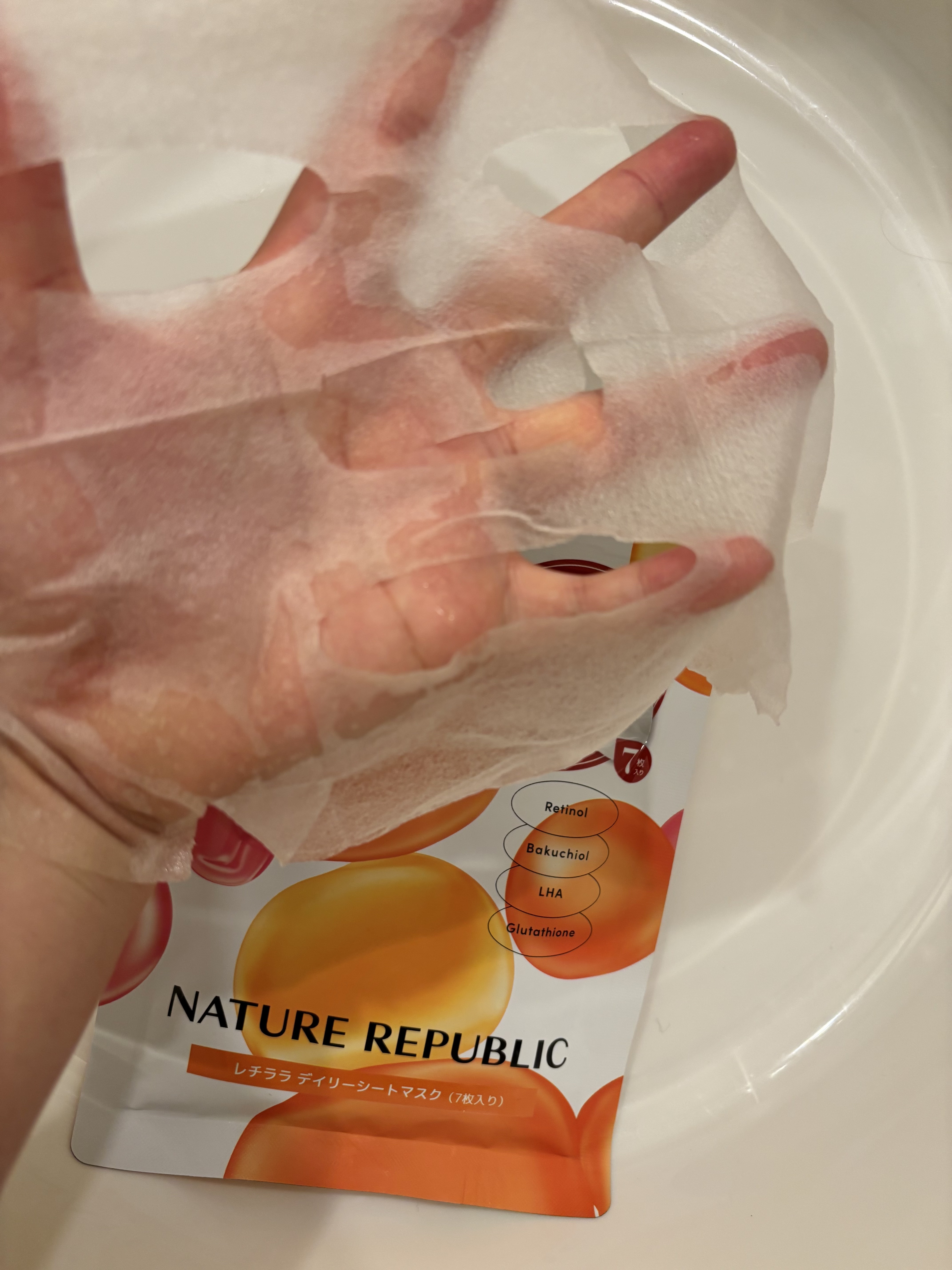 レチララ デイリーシートマスク/ネイチャーリパブリック/シートマスク・パックを使ったクチコミ（3枚目）