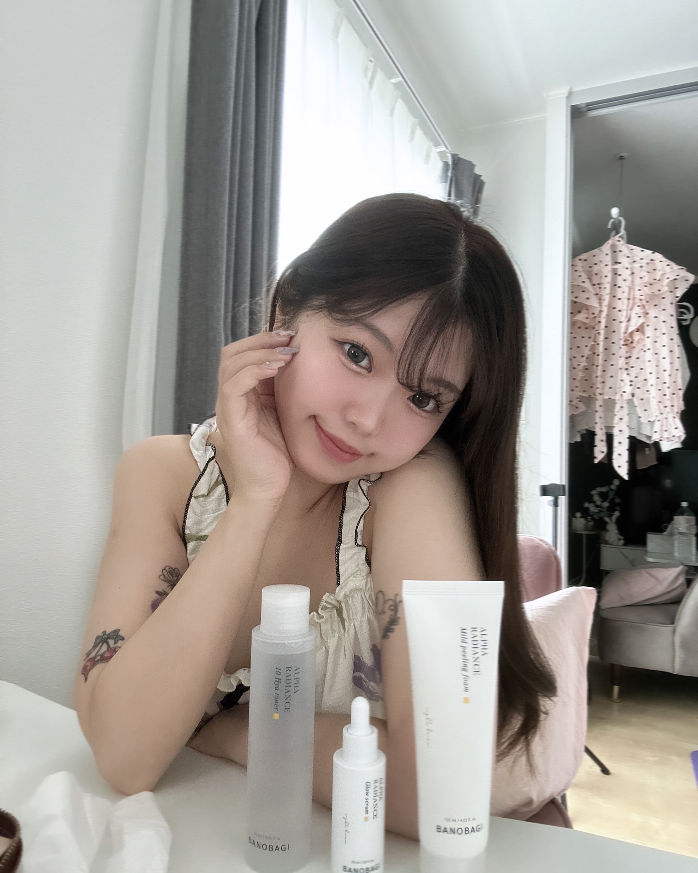 アルファラディアンス10ヒヤトナー/BANOBAGI/化粧水を使ったクチコミ（1枚目）