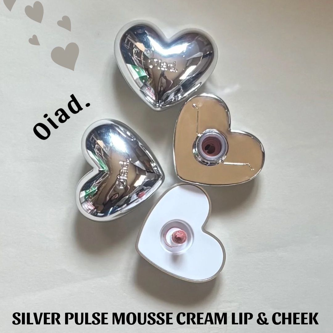 シルバーパース ムースクリーム リップ＆チーク/oiad/ジェル・クリームチークを使ったクチコミ（2枚目）