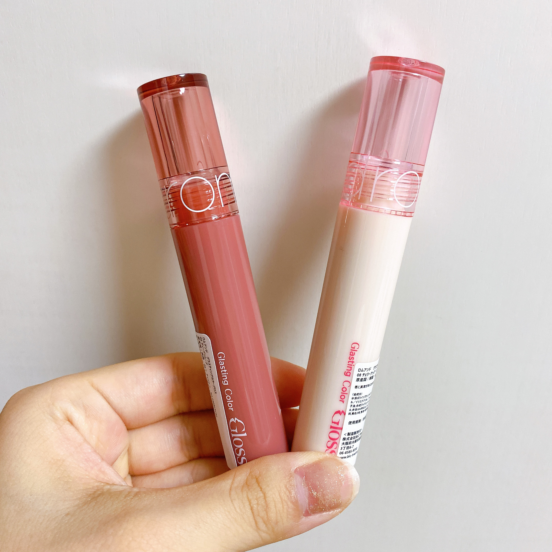 グラスティングカラーグロス/rom&nd/リップグロスを使ったクチコミ（1枚目）