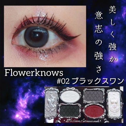 フラワーノーズスワンバレエシリーズ アイシャドウパレット/FlowerKnows/アイシャドウパレットを使ったクチコミ(1枚目)