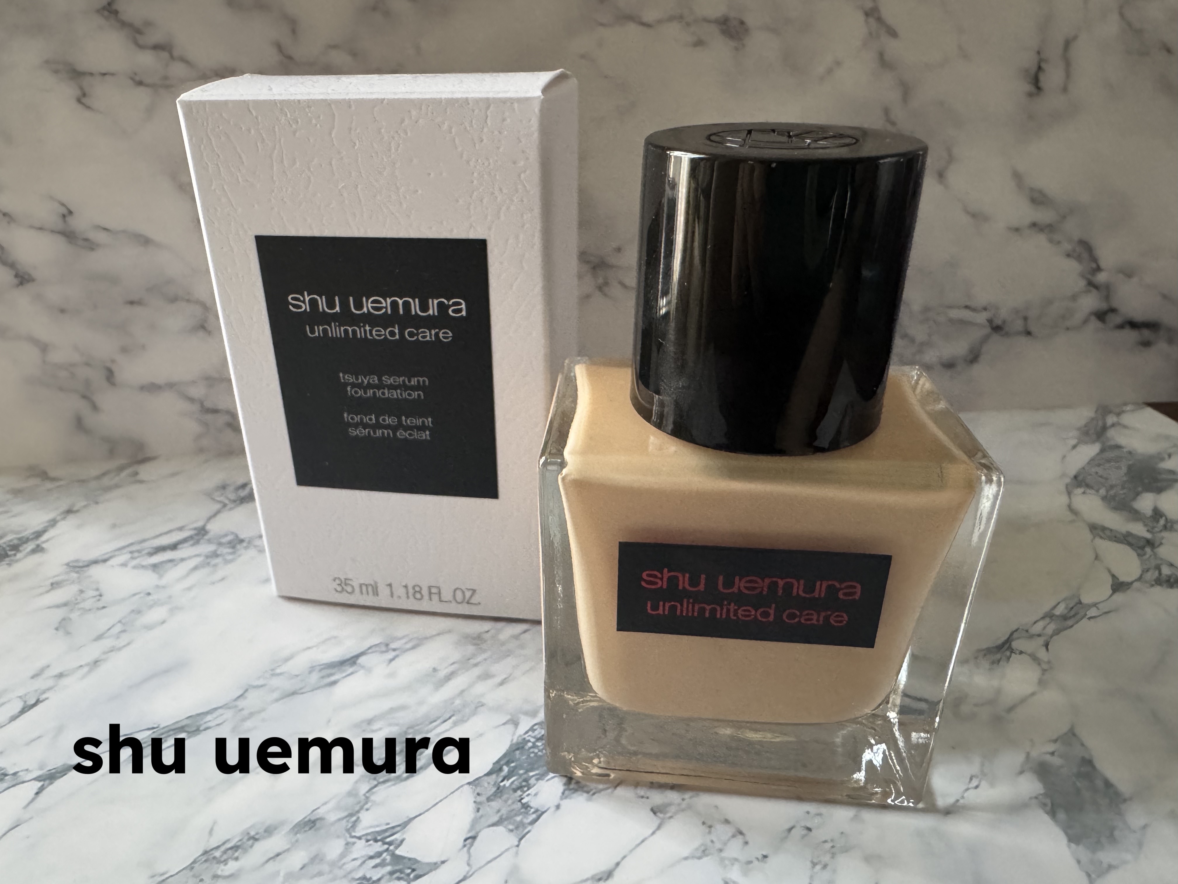 アンリミテッド ケア ツヤ セラム ファンデーション/shu uemura/リキッドファンデーションを使ったクチコミ（1枚目）
