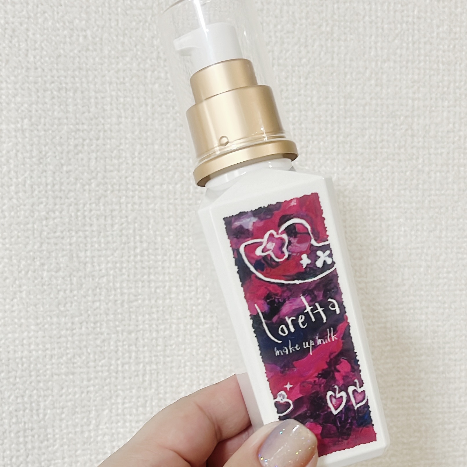 ロレッタ メイクアップミルク(グラマラス)のクチコミ「ゆるふわウエーブをしっとりキープ✨

ロレッタ
メイクアップミルク グラマラス

私はデジパか.....」（1枚目）