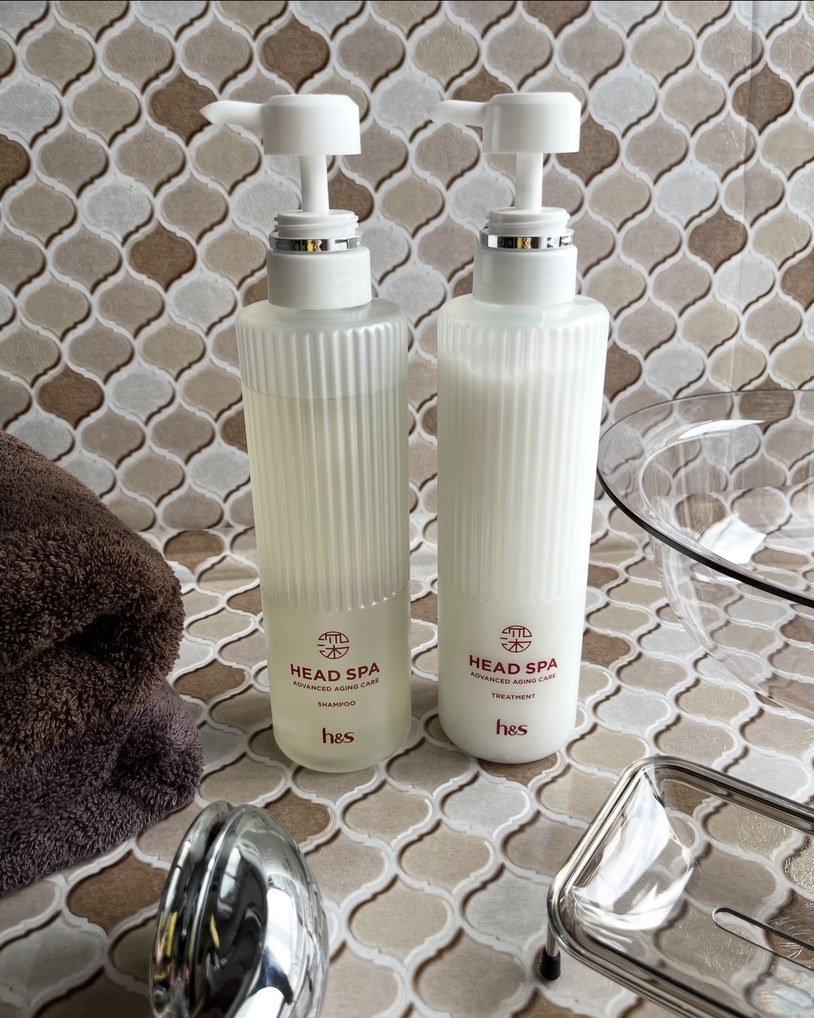 h&s 深ヘッドスパ アドバンスド エイジング ケア*4 シャンプー[医薬部外品]/トリートメント/h&s/市販シャンプーを使ったクチコミ（1枚目）